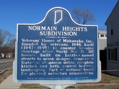 Normain Heights Subdivision Marker image. Click for full size.