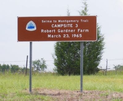 Selma to Montgomery Trail Marker image. Click for full size.