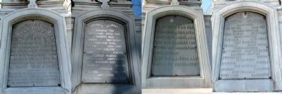 Mishawaka Civil War Soldiers Monument Inscriptions image. Click for full size.