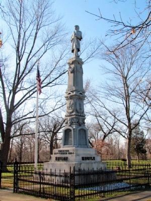 Mishawaka Civil War Soldiers Monument image. Click for full size.