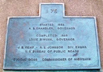 Interstate 75 Completion Marker. Click for full size. Interstate 75 Completion Marker image. Click for full size.