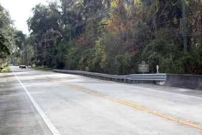William Bartram Trail Marker looking south on State Road 13 image. Click for full size.