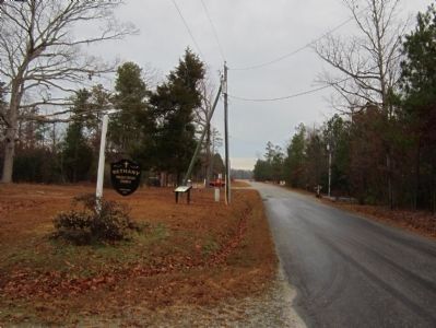 Adkins Rd & Church Ln (facing north) image. Click for full size.