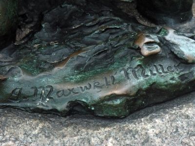 g. Maxwell Miller's signature on the Star-Spangled Banner Centennial Monument. Click for full size. g. Maxwell Miller's signature on the Star-Spangled Banner Centennial Monument image. Click for full size.