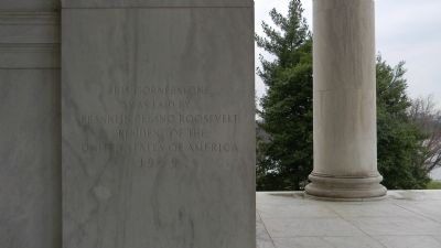 Thomas Jefferson Memorial Cornerstone image. Click for full size.