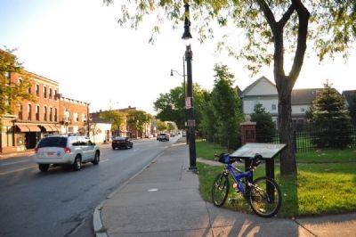 Transformation of a Neighborhood Marker as seen facing east image. Click for full size.