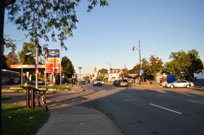 Transformation of a Neighborhood Marker as seen facing west image. Click for full size.