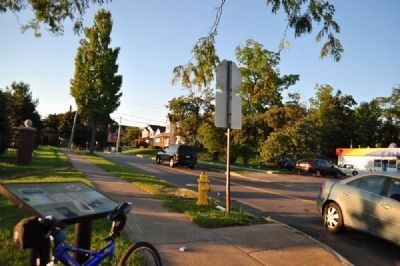 Transformation of a Neighborhood Marker as seen facing south on Reynolds image. Click for full size.