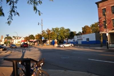 Madison/Main Intersection as seen from Transformation of a Neighborhood Marker image. Click for full size.