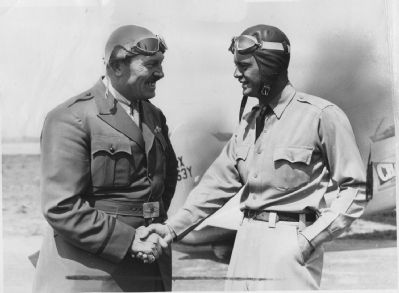 Roscoe Turner with Joe Mackey, 1939 image. Click for full size.