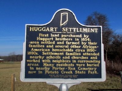 Huggart Settlement Marker. Click for full size. Huggart Settlement Marker image. Click for full size.