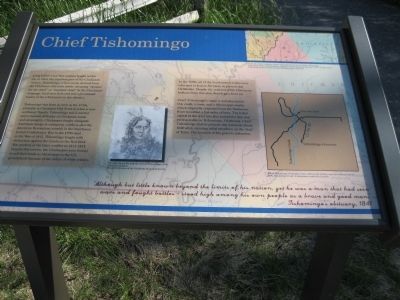 Chief Tishomingo Marker image. Click for full size.