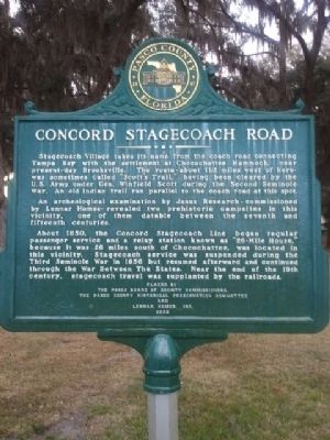 Concord Stagecoach Road Marker image. Click for full size.
