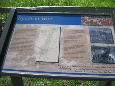 Spoils of War Marker. Click for full size. Spoils of War Marker image. Click for full size.