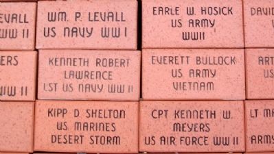 Veterans Memorial Representative Pavers image. Click for full size.