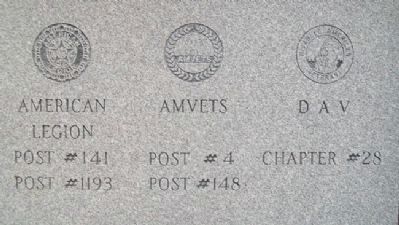 Veterans Memorial Sponsors image. Click for full size.