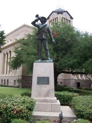 "The Call To Arms" at the Navarro County Courthouse image. Click for full size.