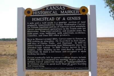 Homestead of a Genius Marker image. Click for full size.