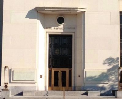 Main entrance to the former Naval Medical Center image. Click for full size.