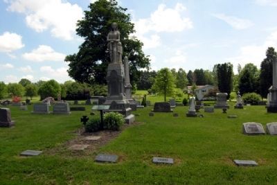 Gravesites of the Bates in Mound Hill Cemetery image. Click for full size.