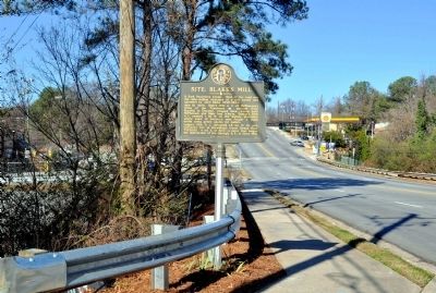 Site: Blake�s Mill Marker image. Click for full size.