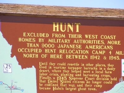 Hunt (Camp) Marker. Click for full size. Hunt (Camp) Marker image. Click for full size.