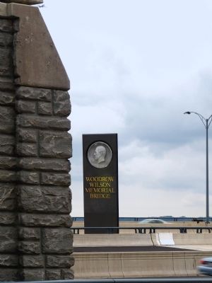 Woodrow Wilson Memorial Bridge Pillar. Click for full size. Woodrow Wilson Memorial Bridge Pillar image. Click for full size.