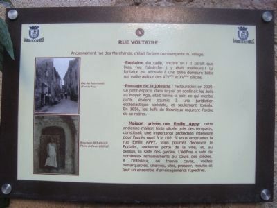 Rue Voltaire Marker image. Click for full size.