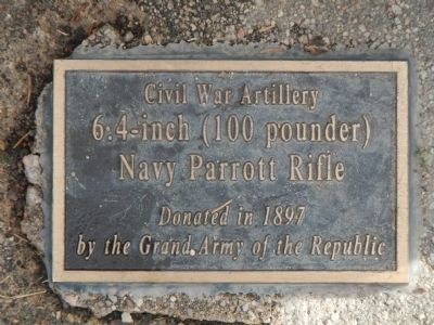 Civil War Artillery Marker. Click for full size. Civil War Artillery Marker image. Click for full size.