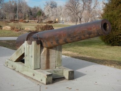6.4-inch (100 pounder) Navy Parrott Rifle. Click for full size. 6.4-inch (100 pounder) Navy Parrott Rifle image. Click for full size.