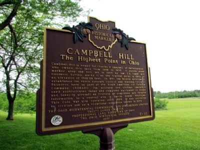 Campbell Hill Marker image. Click for full size.
