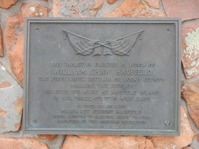William Shaw Hadfield Marker image. Click for full size.