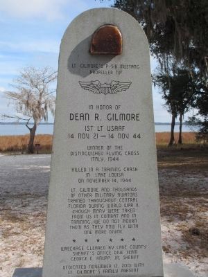 Dean R. Gilmore Marker at Lake Lousia image. Click for full size.