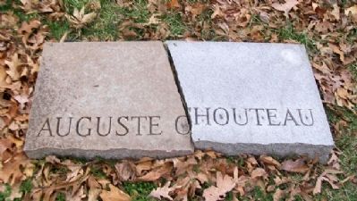Auguste Chouteau Broken Marker image. Click for full size.