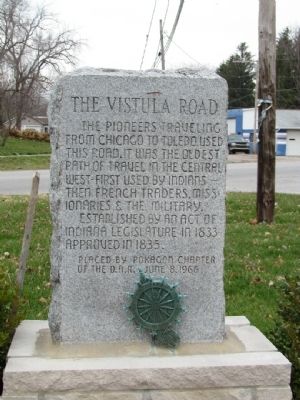The Vistula Road Marker. Click for full size. The Vistula Road Marker image. Click for full size.
