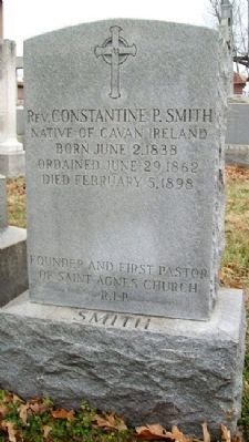 Rev. Constantine P. Smith Marker. Click for full size. Rev. Constantine P. Smith Marker image. Click for full size.