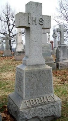 Rev. James J. Toomey Monument image. Click for full size.