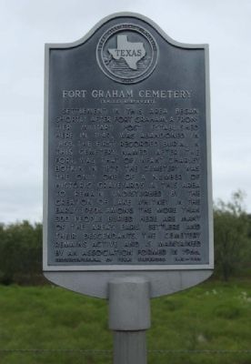 Fort Graham Cemetery Marker image. Click for full size.