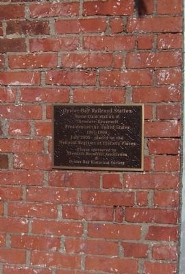 Oyster Bay Railroad Station Marker image. Click for full size.