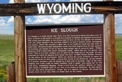 Ice Slough Marker image. Click for full size.