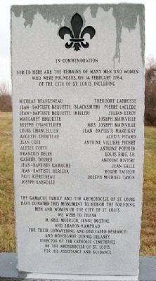 Founders of Saint Louis, Missouri Monument. Click for full size. Founders of Saint Louis, Missouri Monument image. Click for full size.
