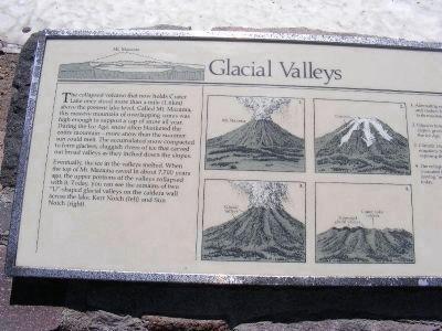 Left Side of the Glacial Valleys Marker image. Click for full size.