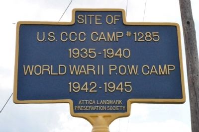 Site of U.S. CCC Camp #1285 Marker image. Click for full size.