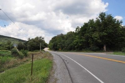 Site of U.S. CCC Camp #1285 Marker as seen facing North. Click for full size. Site of U.S. CCC Camp #1285 Marker as seen facing North image. Click for full size.