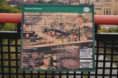 Genesee River Gorge: Industrial & Urban Development Marker image. Click for full size.