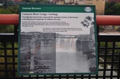 Genesee River Gorge: Geology Marker image. Click for full size.