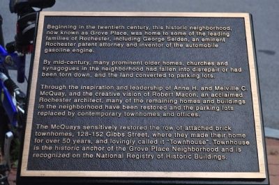 Grove Place Marker. Click for full size. Grove Place Marker image. Click for full size.