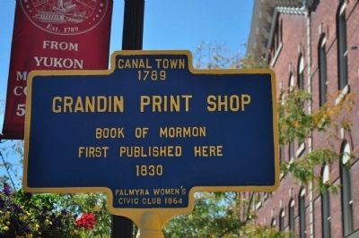 Grandin Print Shop Marker. Click for full size. Grandin Print Shop Marker image. Click for full size.