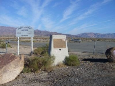 Camp Young Airstrip Marker. Click for full size. Camp Young Airstrip Marker image. Click for full size.
