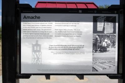 Granada Relocation Center Marker #1 - Amache image. Click for full size.